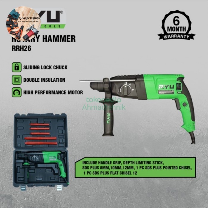 Fujiyama Mesin Bor Tembok Rh9226 Fujiyama Rotary Hammer Sds Fujiyama