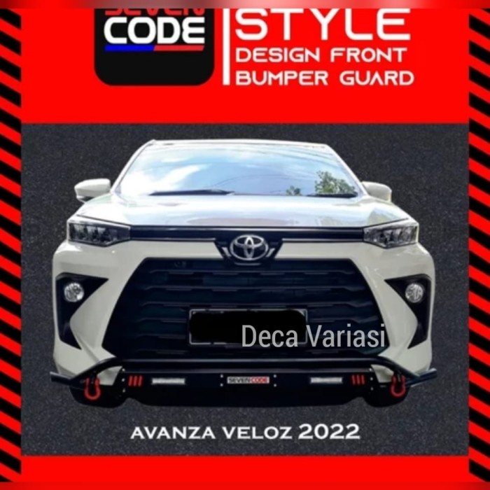 ✅Ready Tanduk Depan Veloz 2022 Towing Depan Veloz 2022 Cobra Style Sevencode Berkualitas