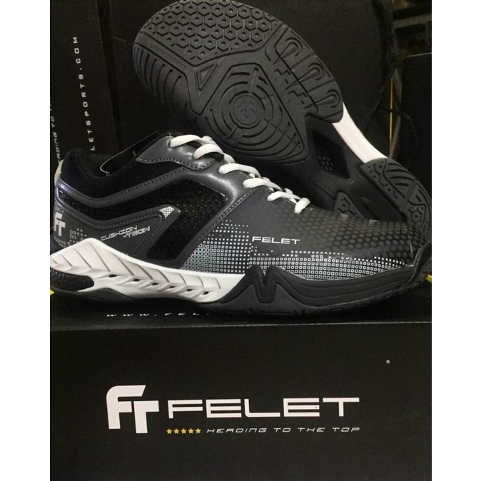 SEPATU BADMINTON FELET RANGER BOOST 1.0 GREY ORIGINAL