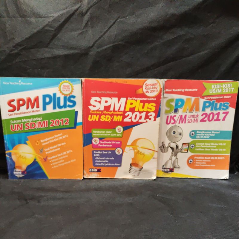 Buku SPM Plus UN SD/MI 2012, 2013, 2017, 2018, 2022, Esis.