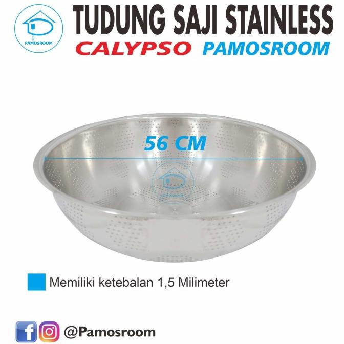 Calypso Tudung Saji Stainless 60cm Tutup Wadah Makanan Stainless 60 cm