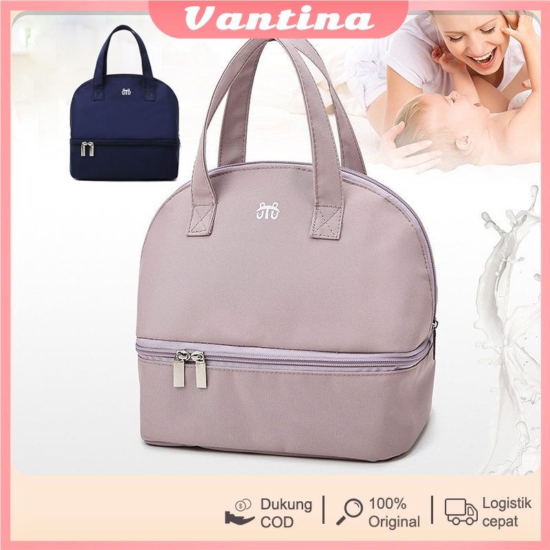 Tas Bayi Multifungsi Kecil/Cooler Bag Asi/Diapers Bag/Tas Yimpanan Asi Tahan Air/Tas Mu