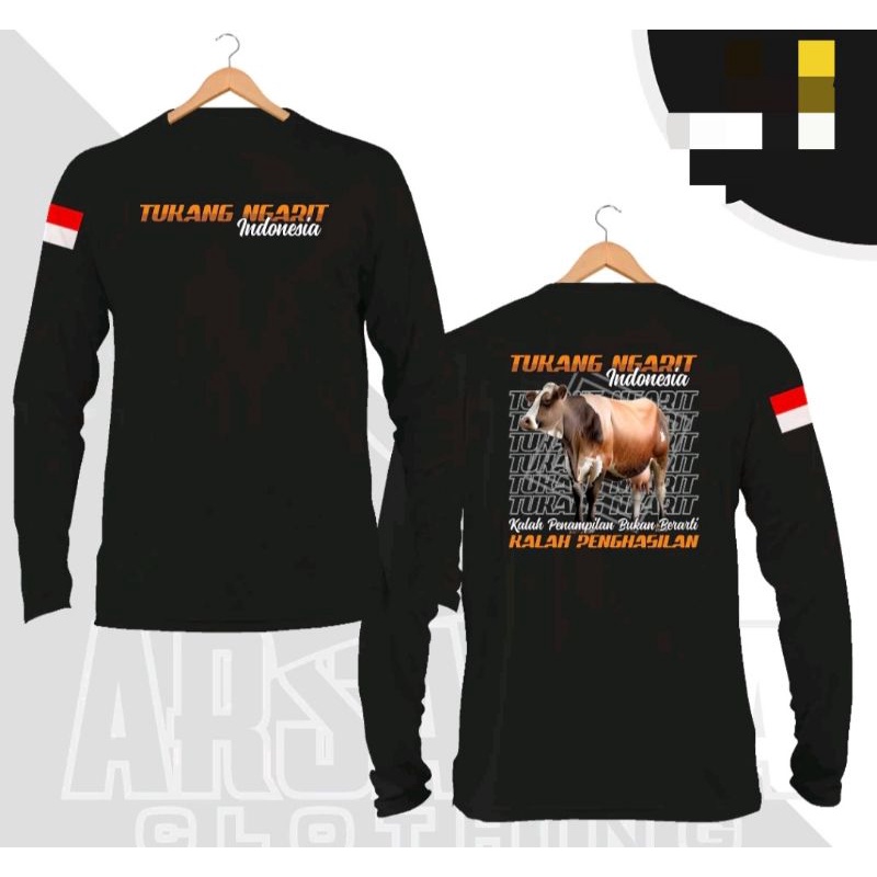 KAOS LENGAN PANJANG TUKANG NGARIT SAPI INDONESIA NEW