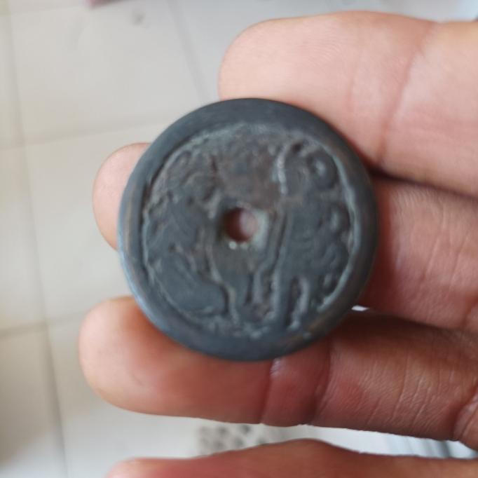 Ready oke] Pis bolong Arjuna Subadra antik koci 6cm