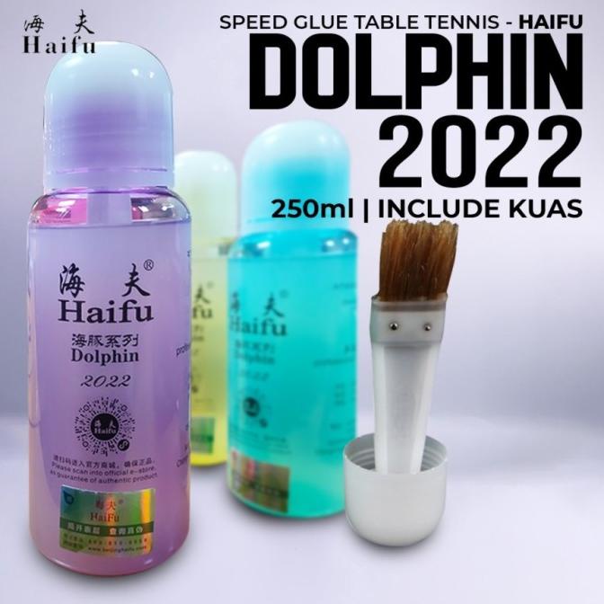 Haifu Dolphin Speed Glue Lem Karet Bet Pingpong Tenis Meja