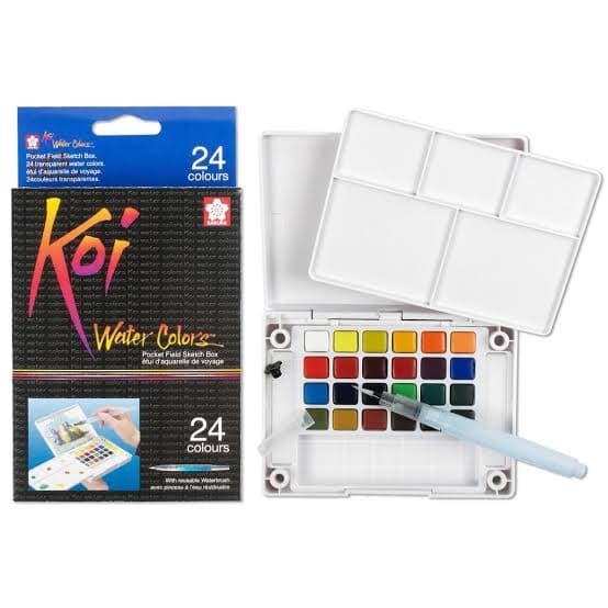 

Promo Set 24 Sakura Koi Watercolor Pocket Field With Brush