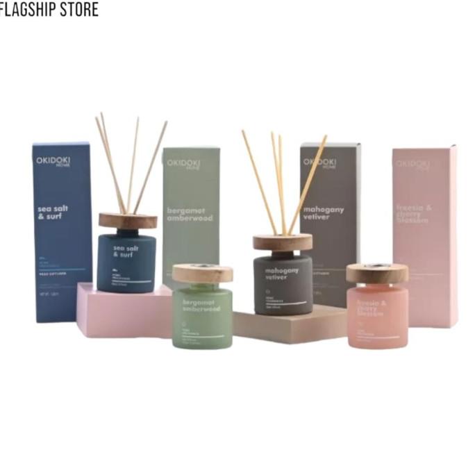 Okidoki Reed Diff Sea Salt & Surf 100 Ml - Pewangi Ruangan - Reed Haraustoree