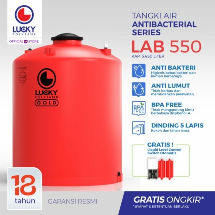 ✅Termurah Tangki Air Lab 550 Lucky Tank Limited