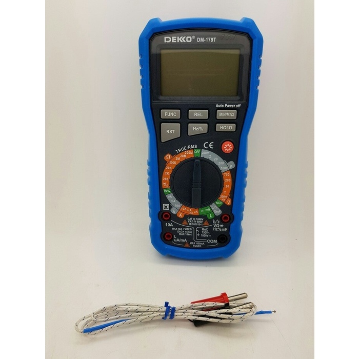 ✅Ready Dekko Dm-179T / Dm179T Digital Multimeter Dan Thermometer Berkualitas