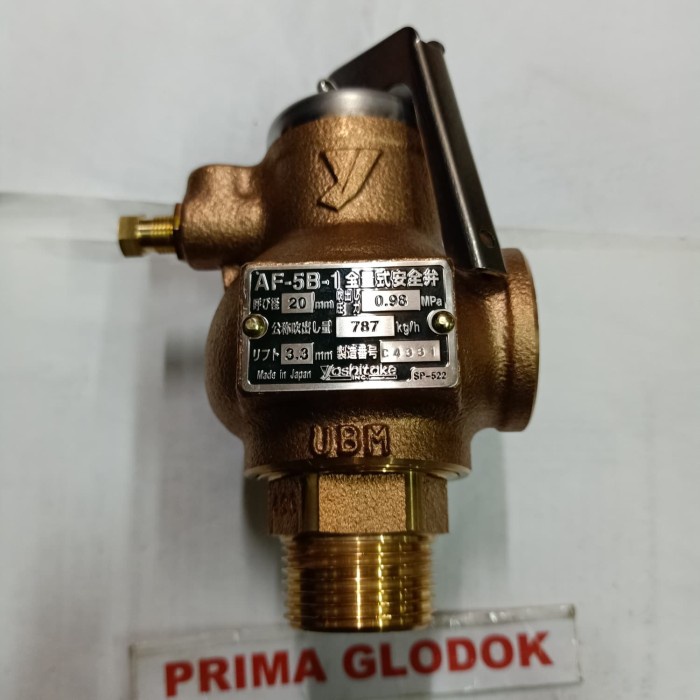 ✅Ori Safety Valve Yoshitake Af-5B-1 1 Kuningan 10Kg Handle Terbaru