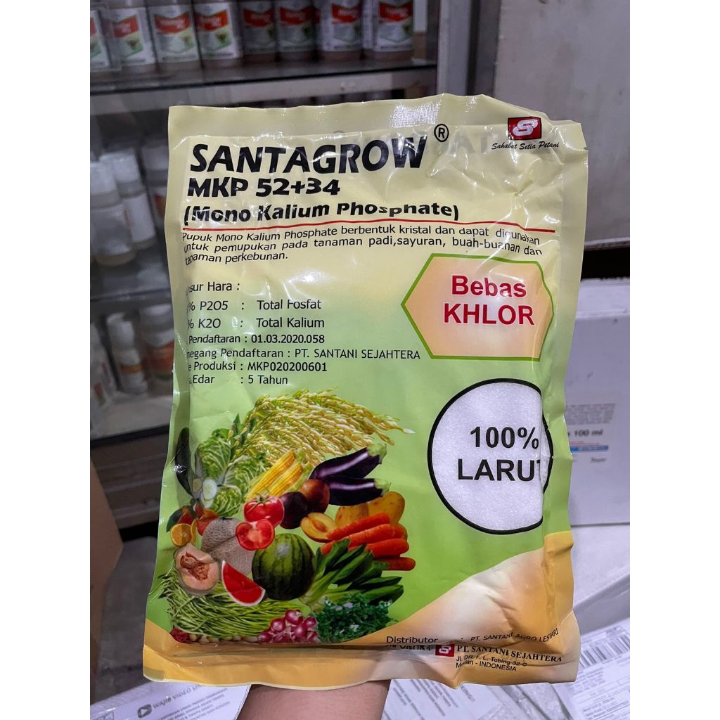 Pupuk SANTAGROW MKP 52+34 Santani - 1 KG
