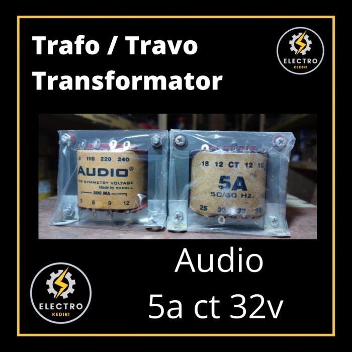 Trafo 5A Ct 32V Audio Travo 5A Ct32V Volt Transformator Best