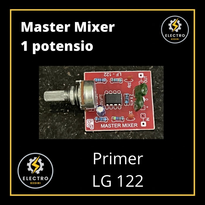 Buruan beli] Kit Master mixer 1 potensio audio primer Master mixer volume LF 122