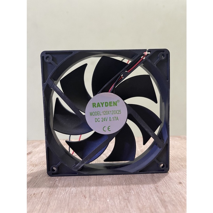 """] FAN DC 12 cm 24 V merk random (happy, central, winner atau lainnya)