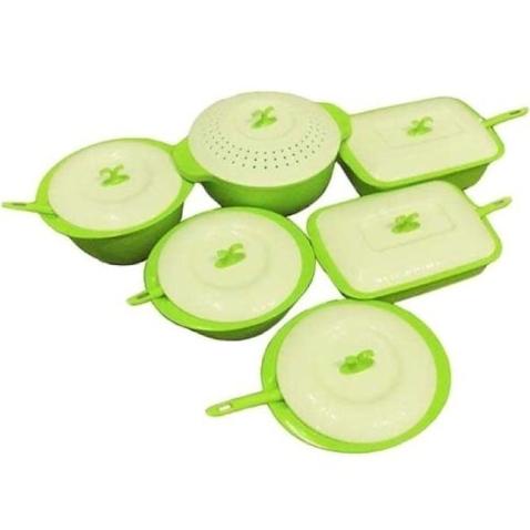 Asvita Set Wadah Saji Emerald 6pcs Family Set Prasmanan Termurah