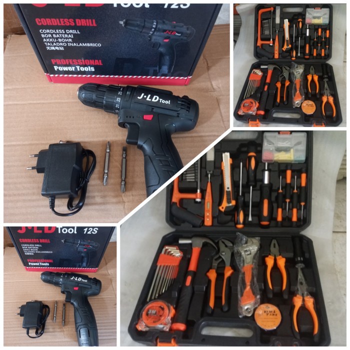 ✅Baru Paket Toolkit Set  Bor Cordlles 107 Pcs / Toolkit Set Cordlles 107Pcs Limited