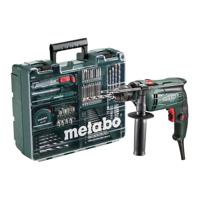 ✅Baru Impact Drill 13Mm Set Sbe650 600671870 Metabo 10055381 Terbaru