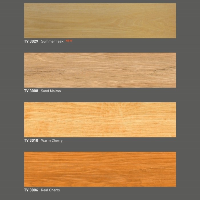 [New] Vinyl Lantai Kayu Taco 3Mm Xl Series 457.2Mmx914.4Mm Isi 8 Pics/3.34M Terbatas