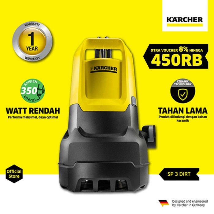 [New] Karcher Sp 3 Dirt *Eu 350Watt Submersible Pump Berkualitas