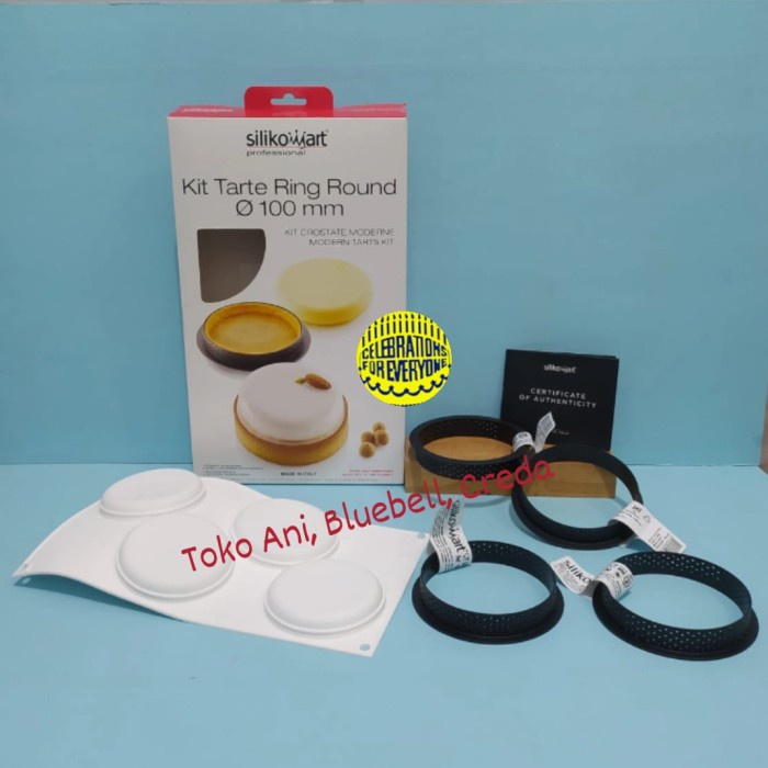 

[Baru] Silikomart Kit Tarte Ring Round 100Mm 4 Ring Silc. Mold Round 85Mm Terbatas