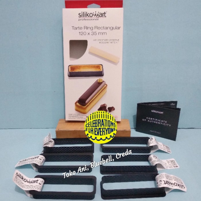 

[Baru] Silikomart Tarte Ring Rectangular 12X3.5 Cm H 2Cm 6Pcs Ring Diskon