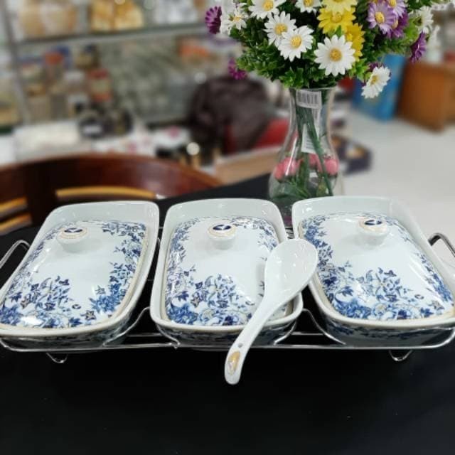 [New Ori] Vicenza 1 Set Prasmanan/ Keramik 1 Set Keramik Berkualitas