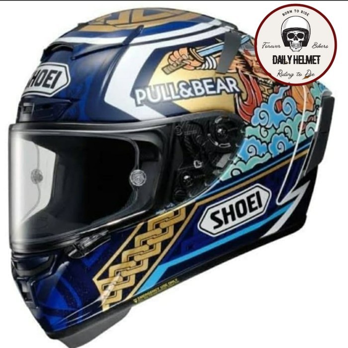 ✨Termurah Shoei X-14 Motegi 3 Tc-2 Sni  Helm Motor Full Face  Original Shoei Limited