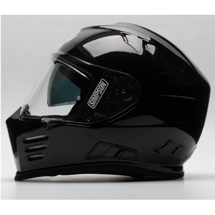 ✨Termurah Simpson Ghost Bandit Dot Black Glossy  Helm Full Face  Original Terbaru