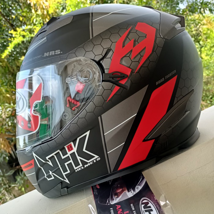 ✨Termurah Helm Nhk Rx9 Navy Black Red Doff Double Visor Limited