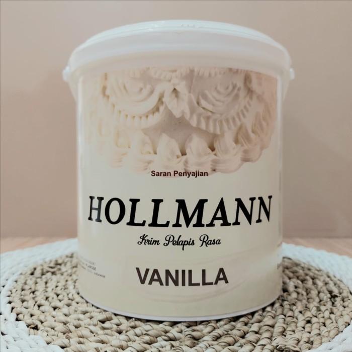 

HOLLMAN BUTTER CREAM SIAP PAKAI PUTIH/VANILLA 1KG Best Seller