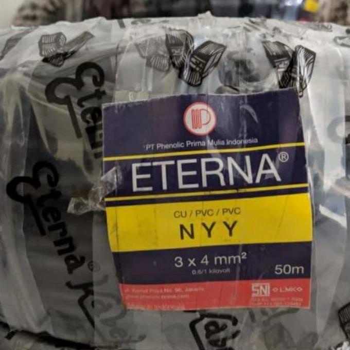 *#*#*#] Kabel Listrik Eterna 3 x 4mm /meter