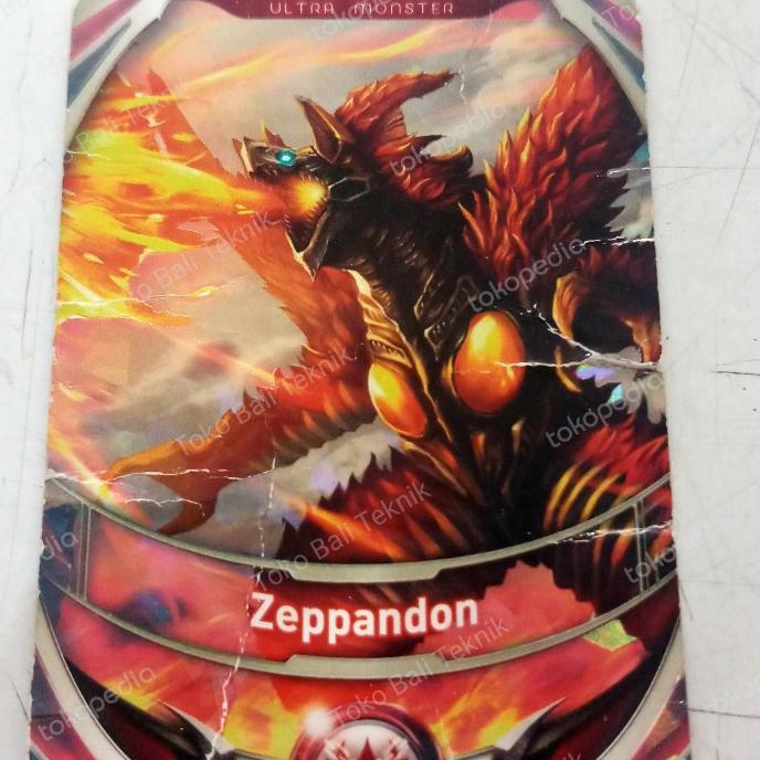 .........] Kartu Ultraman Fusion Fight Zeppandon