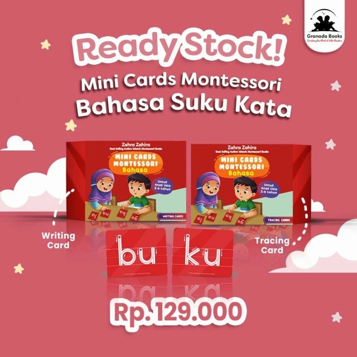 

[SALE MURAH] Mini Cards Ala Montessori Zahra Zahira ( Book) LIMITED EDITION