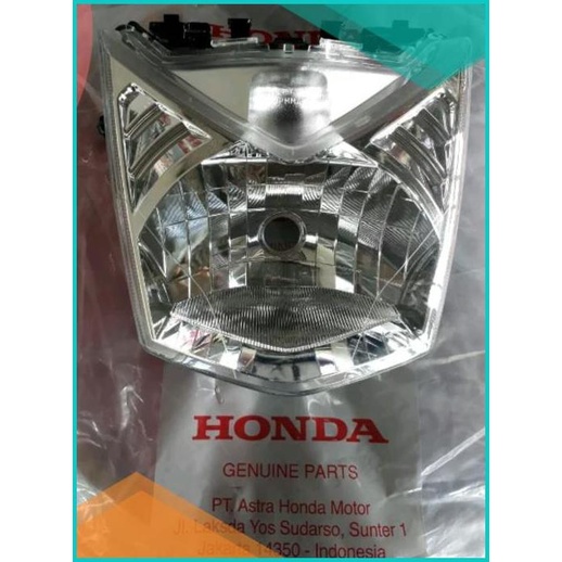 reflector . reflektor Beat FI. lampu depan Beat FI ASLI ORI HONDA AHM