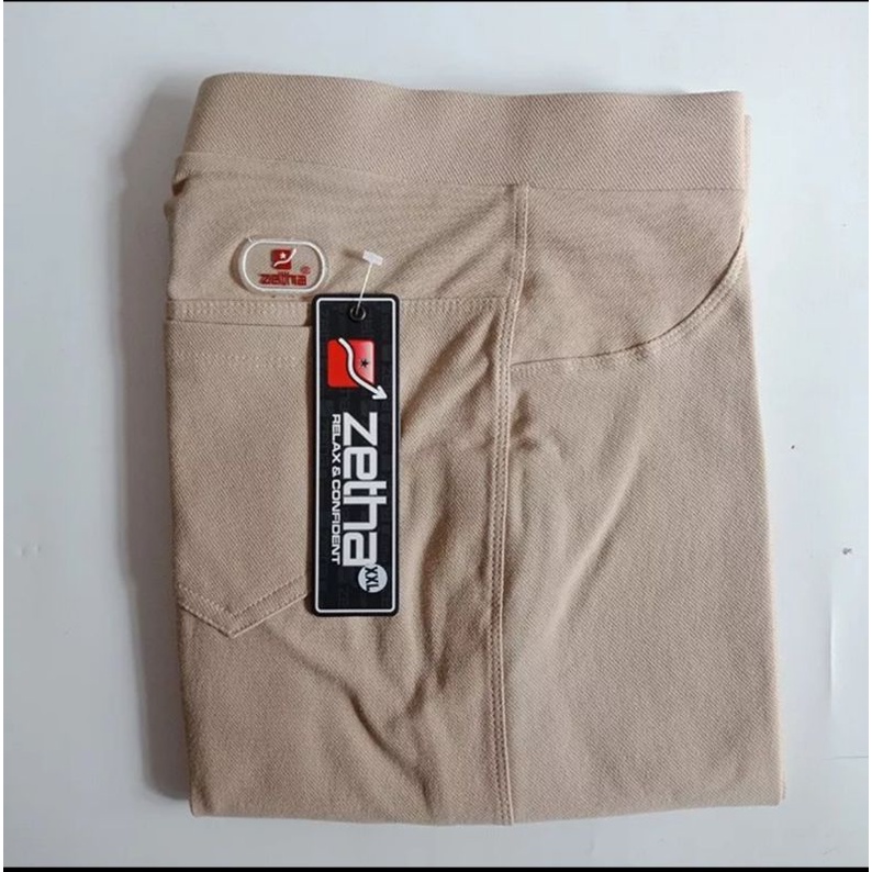kly Celana Panjang Wanita Warna Denim Krem Zetha Celana Kerja Legging Wanita Zetha Celana Olahraga