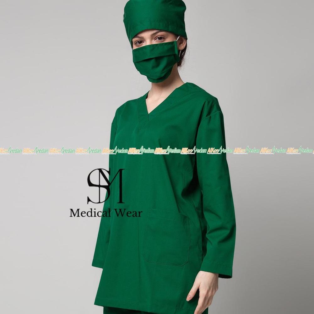 Terlaris BAJU OKA LENGAN PANJANG / BAJU PERAWAT OKA / BAJU SERAGAM OK BAJU JAGA ALKES MEDAN ALKES ME