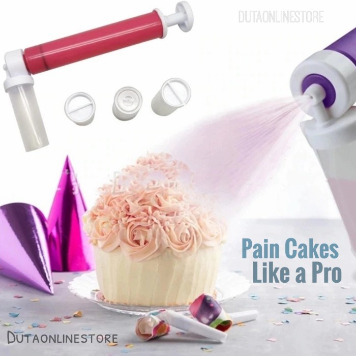 Promo Manual Air Brush Airbrush Baking Spray Luster Dust/Cake Spray Gun