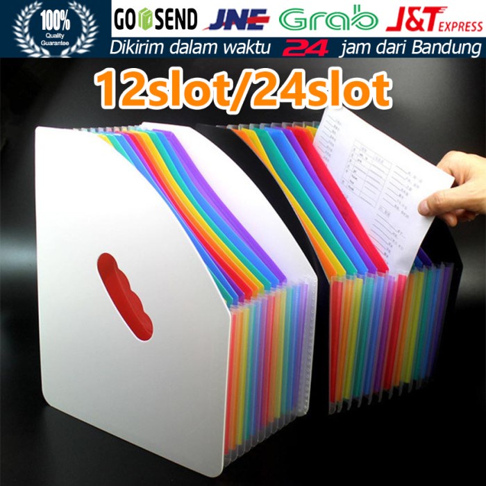 

Promo 13 Sekat F4 File Folder A4 Expanding Meja Dokumen Map Stand Organ