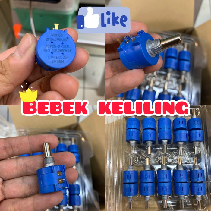 POTENSIOMETER BOURNS 10K / POTENSIO / BOURNS ORIGINAL