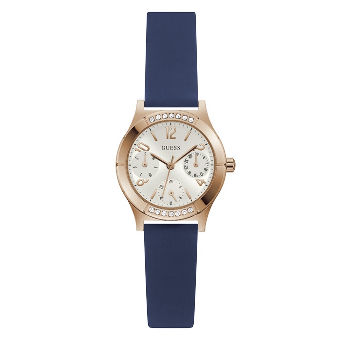 JAM TANGAN WANITA GUESS WATCH BLUE PIPER - GW0451L2