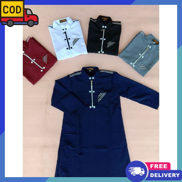 Terbaru Bju Jubah Gamiss Modern Bsju Pengajian Bocah Jubah Anak Laki Laki Gamis Anaj Pria Muslim Baj