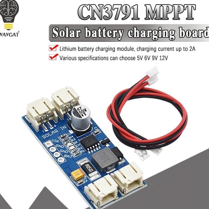 Baru MPPT CN3791 Regulator Panel Surya 6V 9V 12V Pengisian 3.7V 4.2V Buru Order