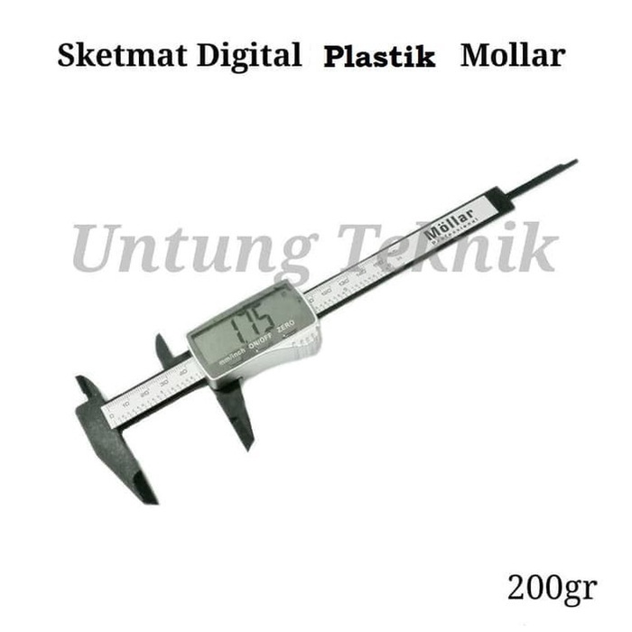 LOMAX Digital Caliper 6" - Jangka Sorong Alat Ukur Sketmat Digital