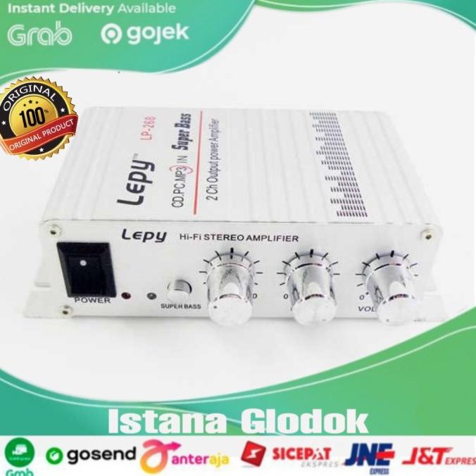 Amplifier Lepy HiFi Mini Stereo Treble Bass Booste