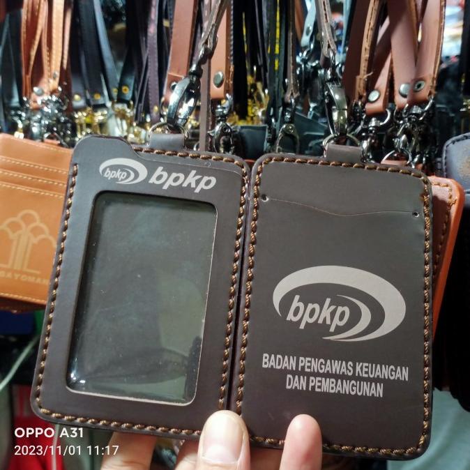

Buruan serbu] Holder kalung id card kulit logo BPKP