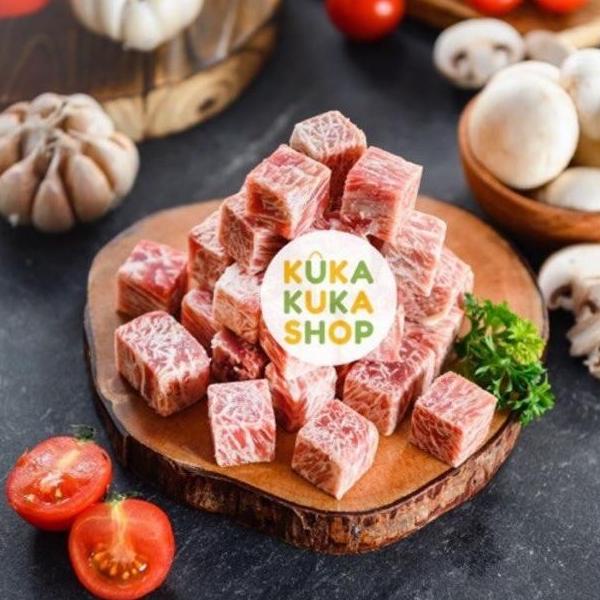 

Daging Sapi Be Wagyu Saikoro Cubes Pack 1 Kg 100% Halal Ayce Lulla.Olstore