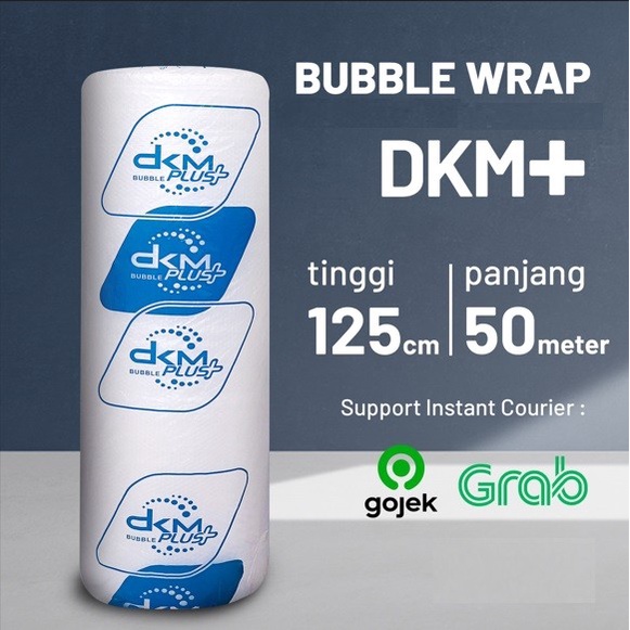

Promo Plastik Bubble; Buble;Babel Hitam Wrap 125Cm X 50M - Bening Premium