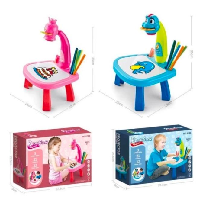 

Mainan Anak Edukasi Menggambar Mewarnai Drawing Projector Kids