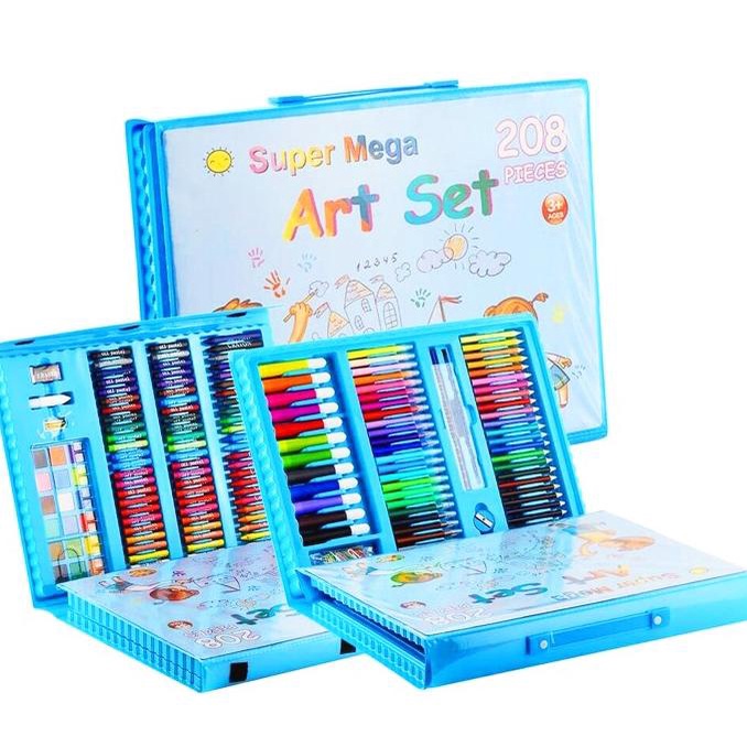

Crayon Krayon Magic Art Set 150 208 PCS Alat Menggambar Mewarnai Anak