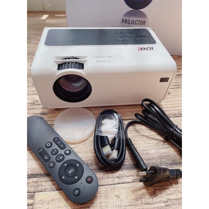 Idbtech W22+ Mini Wifi Projector 2200 Lumens , Koalatv And Youtube Hd